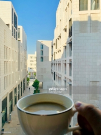 DOHA, QATAR: Morning views at the Mandarin Oriental, Doha in Qatar